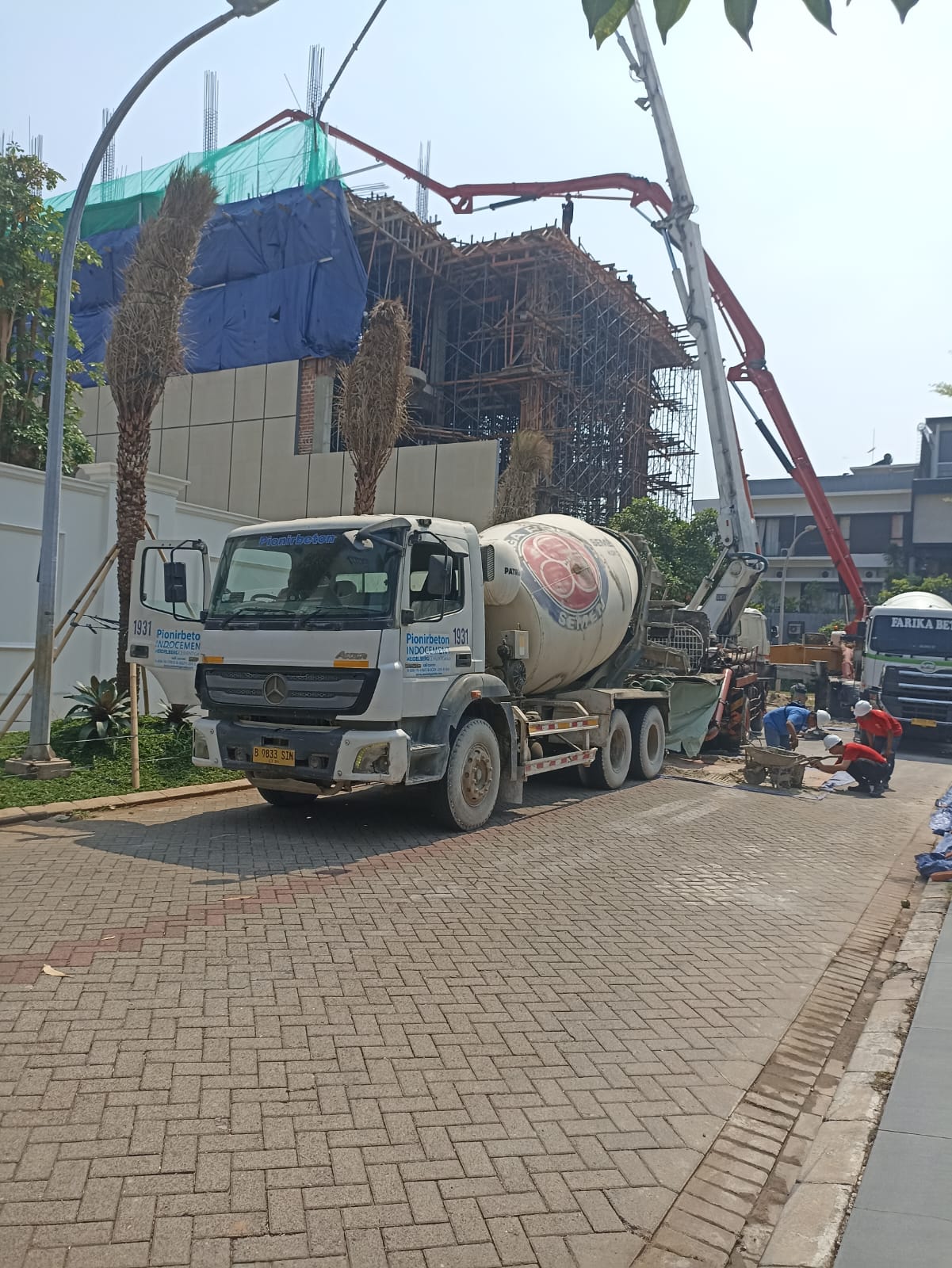 Pengecoran lantai rumah